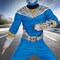 Kids Blue Ranger Costume Cosmic Fury Power Rangers Muscle Jumpsuit with Mask Large 10-12